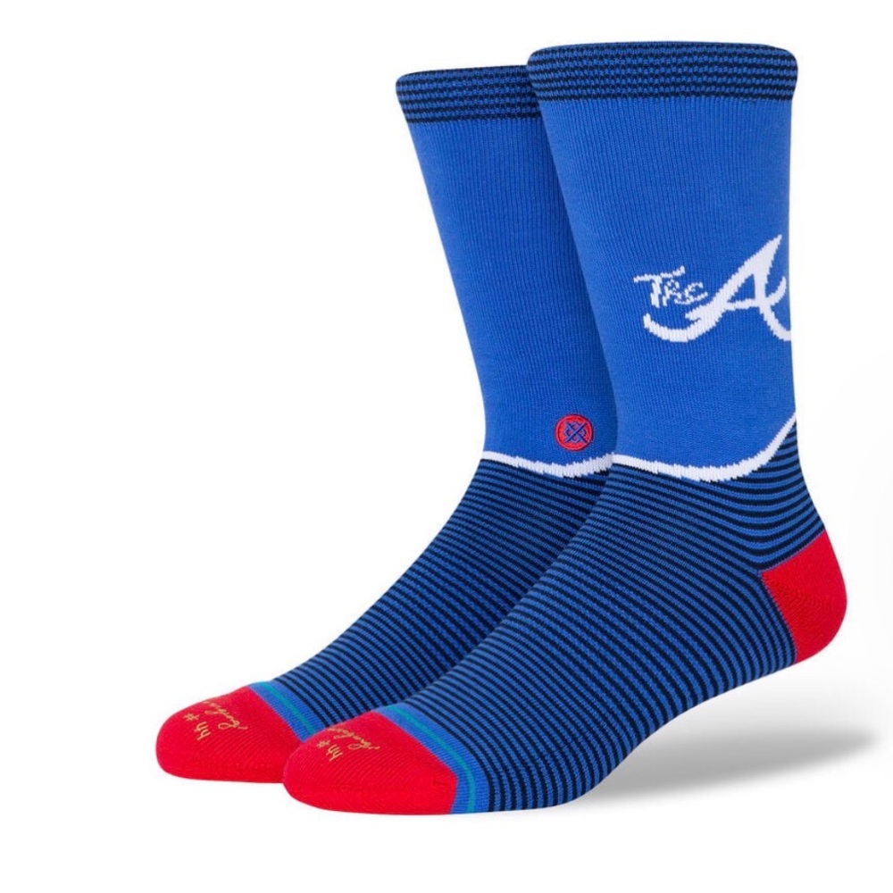 STANCE MLB: ATLANTA BRAVES X CITY CONNECT CREW SOCKS